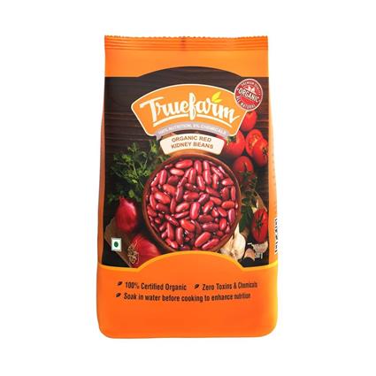 Truefarm Organic Red Kidney Beans 500G Pouch