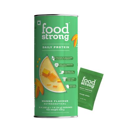 Foodstrong Daily Protein Mango Shake 16 Servings 529 G