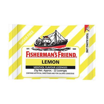 Fishermans Friend Sugar Free Mouth Freshener Lemon Refreshing And Fruity Lozenges 25G Carton