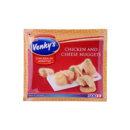 Venkys Chicken And Cheese Nuggets 500G Pouch