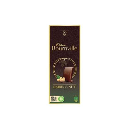 Cadbury Bournville Raisin Nuts Dark Chocolate Bar 80G Carton