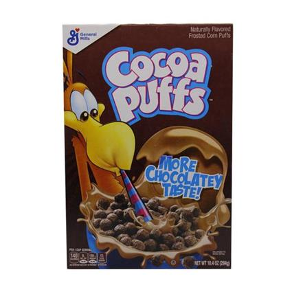 General Mill Cocolate Puff Careal 294G Box