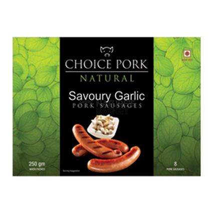 CHOICE SAVORY GRLIC SSAGES 250g