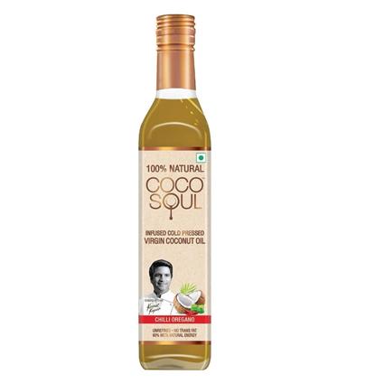 Coco Soul Chilli & Oregano infused cold pressed Virgin oil,250 ml