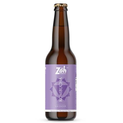 Zoh Probiotic Kombucha Lavender, 330Ml Bottle