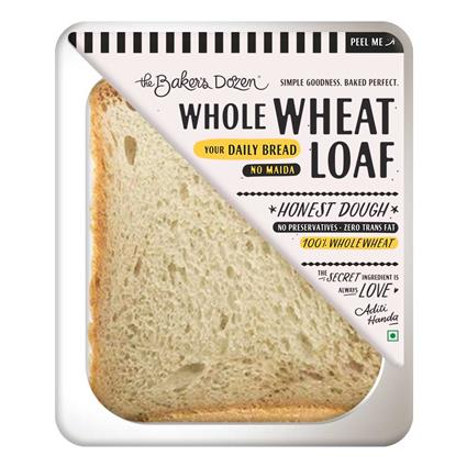 The Bakers Dozen Whole Wheat Sandwich Loaf 210G