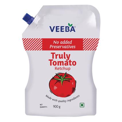 Veeba Truly Tomato Ketchup, 900G Pouch