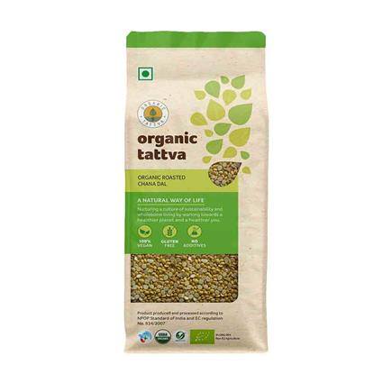 Organic Tattva Bengal Gram Roasted 500G Pouch