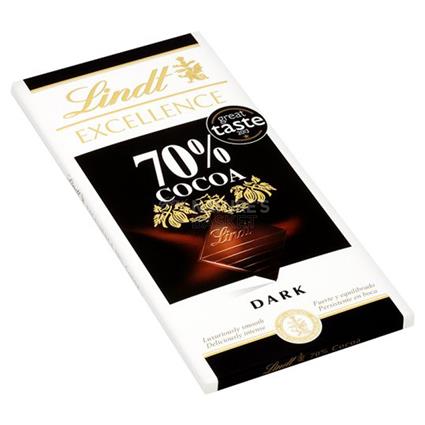 LINDT EXCELLENCE DARK 70% COCOA 100GÂ