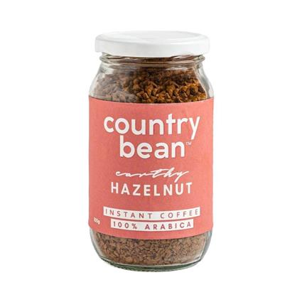 Country Bean Hazelnut Instant Coffee 100G Jar