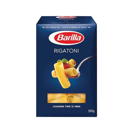 Barilla Pasta Rigatoni Durum Wheat 500G Carton