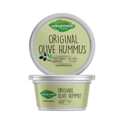 Wingreens Original Olive Hummus Dip & Spread, 150 g