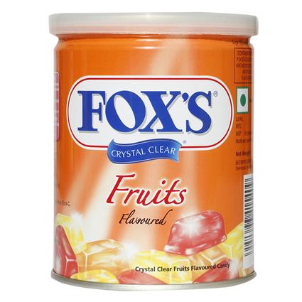 Foxs Crystal Clear Candy Fruits Flavored 180G Tin