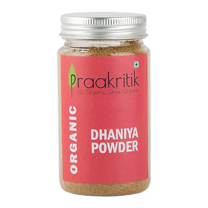 Praakritik Organic Dhaniya Powder Coriander, 100G Bottle