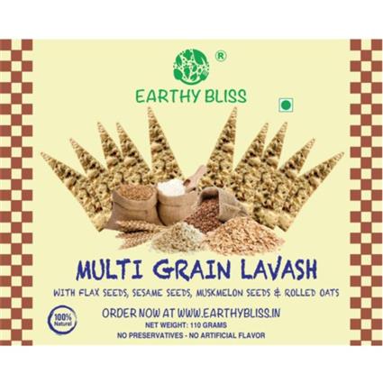 Earthy Bliss  Lavash - Multigrain Lavash 110 G
