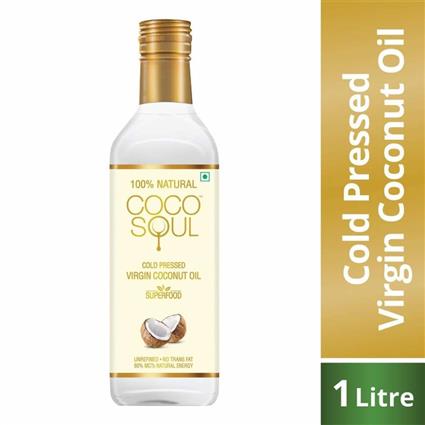 Cocosoul Cold Pressed Virgin Coconut Oil, 1L Bottle