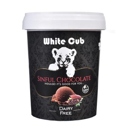 Whitecub Vegan Ice Cream Ice Cream - Sinful Chocolate Tub 500Ml