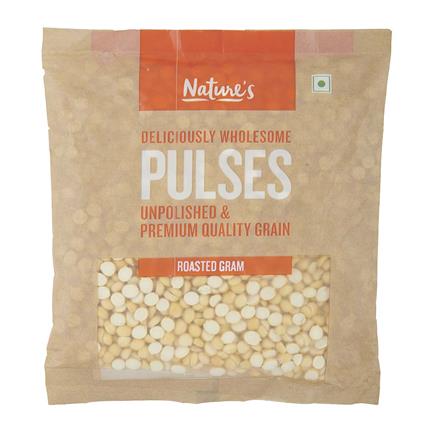 Natures Roasted Chana Dal 250G Pouch