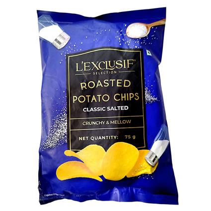 Lexclusif Roasted Potato Chips Salted 75G Tin