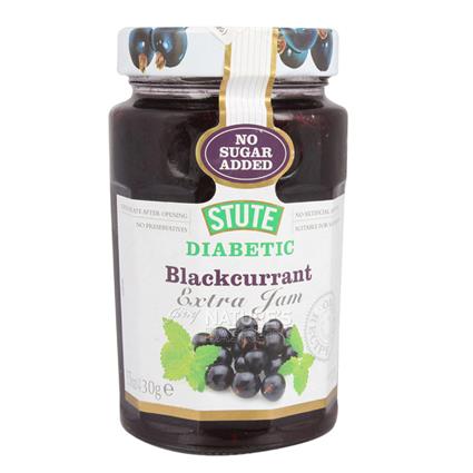 Stute Diabetic Blackcurrant Jam 430G Jar
