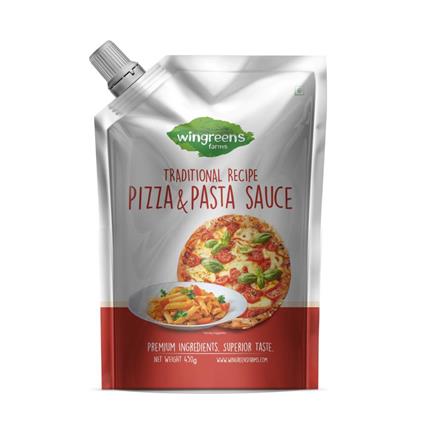 Wingreens Farms Pizza And Pasta Sauce, 450G Pouch