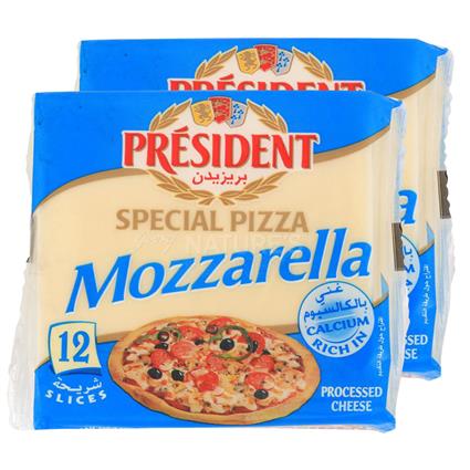 President Cheese Slices Pizza Mozzarella 200G Pouch