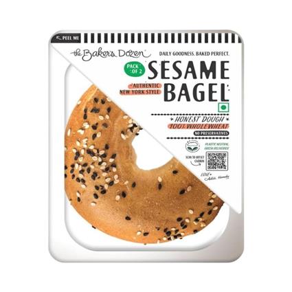 The Bakers Dozen Sesame Bagel 160G (2Pc)