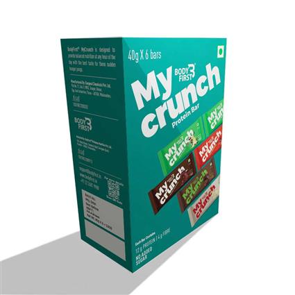 Body First Assorted My Crunch Protein Bars 240G Box