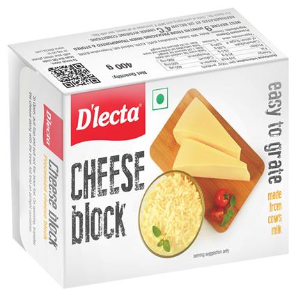 Dlecta Cheese Processed Block, 400G Pack