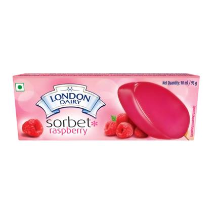 London Dairy Ice Cream Stick Raspberry Sorbet 100Ml Box
