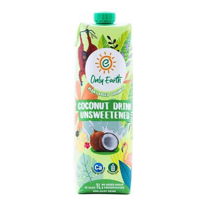 Only Earth Coconut Milk Unsweetened 1L Tetrapack