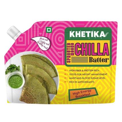 Khetika Sprouted Moong Chilla Batter 1Kg