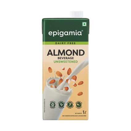 Epigamia Almond Drink Unsweetened 1L Tetra Pack