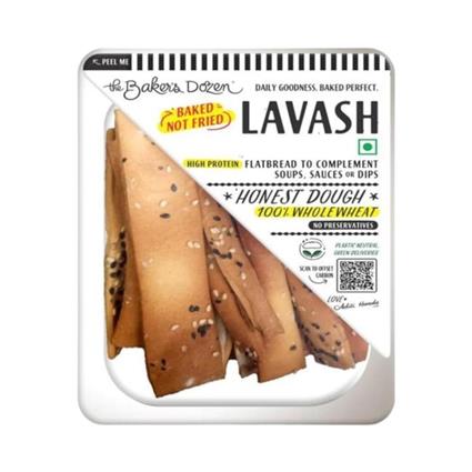 The Bakers Dozen Whole Wheat Lavash 100G Pack