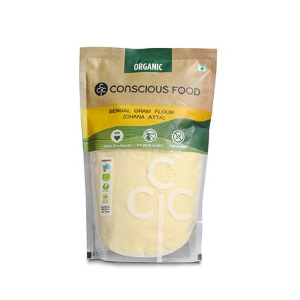 Conscious Food Bengal Gram Flour 500G Pouch