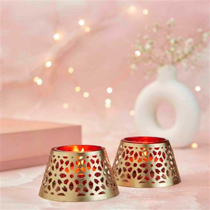 Petal T Light Holders Set of 2 pcs