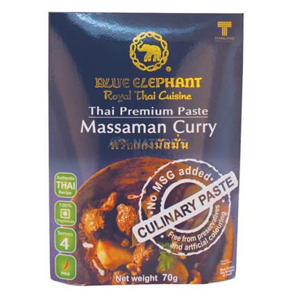 Blue Elephant Royal Thai Cuisine Premium Massaman Curry Paste, 60G Bag