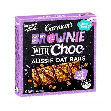 Carmans&Nbsp;Brownie Aussie Oat Bar 180G