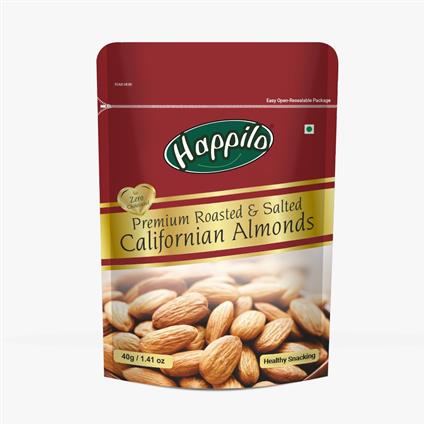 Happilo Natural Premium California Almonds 200G Pouch