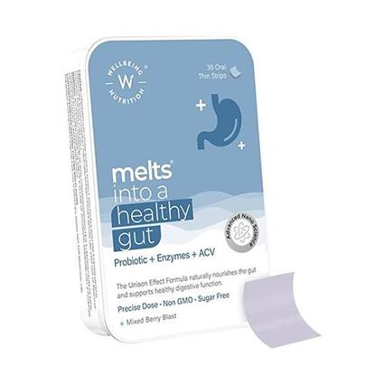 Wellbeing Nutrition Melts Healthy Gut Box (Pack Of 30 Strips)