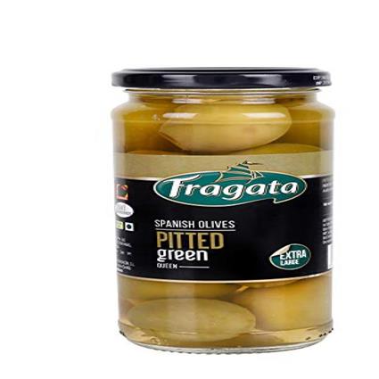 Fragata Pitted Green Olives(Queen) 340G Bottle