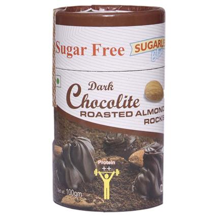 Sugar Free Dark Chocolate Almond Rocks - Sugarless Bliss