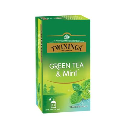 Twinings Green And Mint Tea 25 Tea Bags