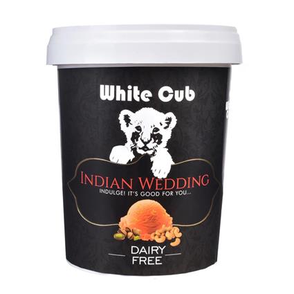 White Cub Dairy Free Ice Cream Indian Wedding 500Ml