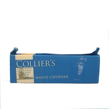 Colliers White Cheddar Powerful Welsh Cheddar, 2.5Kg Pack