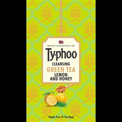 Typhoo Lemon And Honey Green Tea 25 Tea Bags