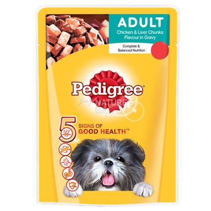 PEDIGREE ADULT CHICKEN & LIVER CHUNK 70g