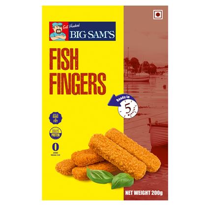 Big Sams Brdd Basa Fish Finger ,200G
