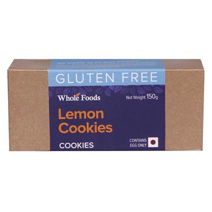 Lemon Cookies  -  Gluten Free - Wholefood