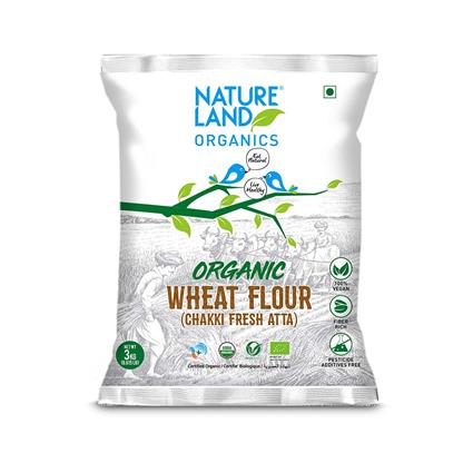 Nature Land Whole Wheat Flour 3 Kg